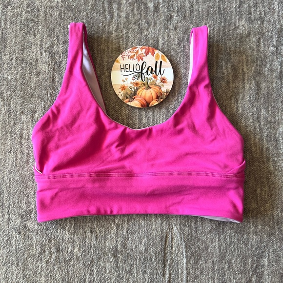 Lululemon Sonic Pink Align Bra - Picture 1 of 4